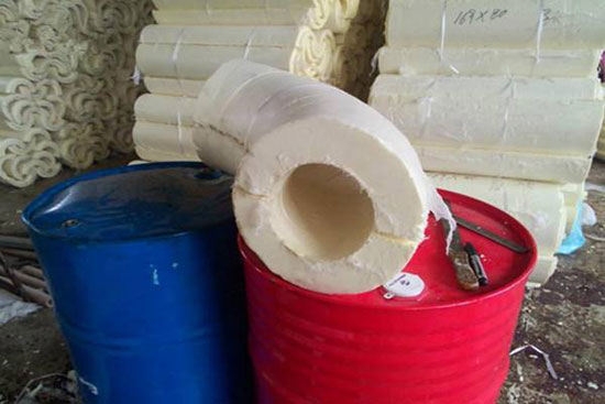 聚氨酯彎頭瓦殼生產(chǎn)案例