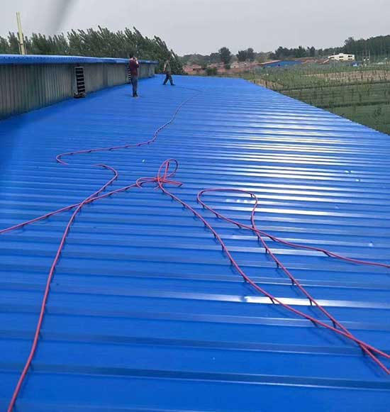 彩鋼瓦防水防腐涂料噴涂機(jī)(圖2) 彩鋼瓦防水防腐涂料噴涂施工