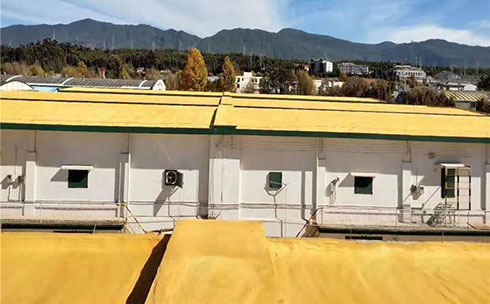 硬泡聚氨酯噴涂機保溫層(圖1) 硬泡聚氨酯噴涂糧庫保溫層